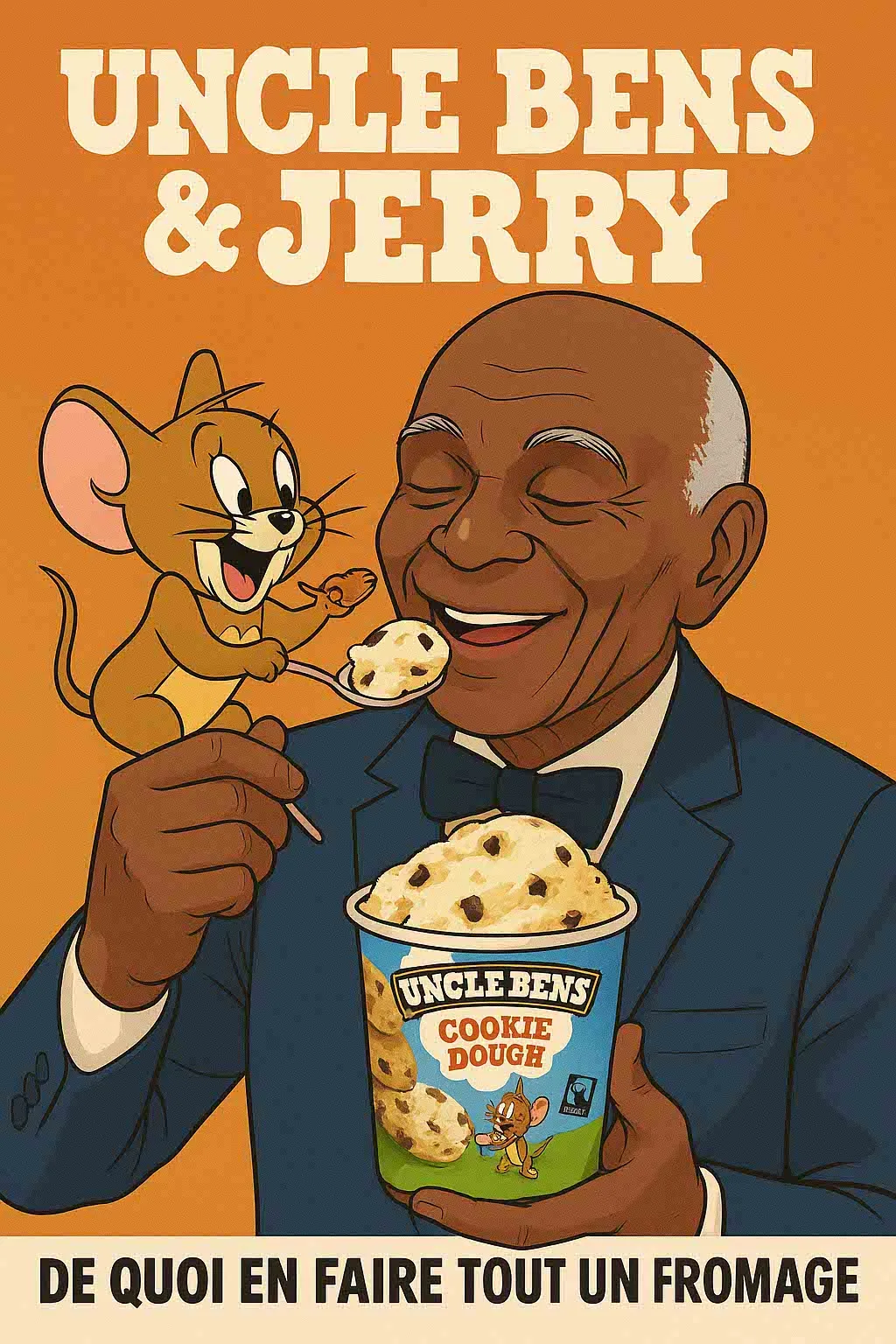 parodie uncle bens et ben & jerry www.coupsdepub.fr
