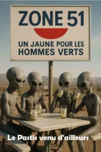 Zone 51, le pastis venus d'ailleurs www.coupsdepub.fr