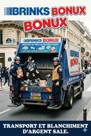 brinks bonux, le service de blanchiment d'argent www.coupsdepub.fr